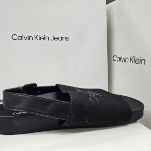 CALVIN KLEIN – Sandali Comfort Neri