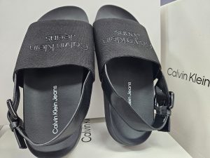 CALVIN KLEIN – Sandali Comfort Neri