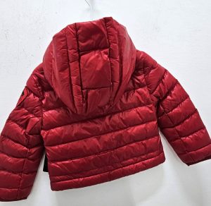 BLAUER – Giubbino Kids in nylon con cappuccio e imbottitura in ovatta Rosso