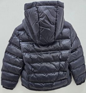 BLAUER – Giubbino Kids in nylon con cappuccio e imbottitura in ovatta Nero