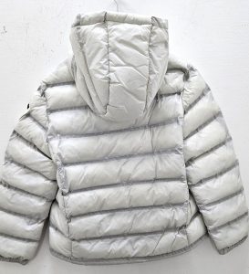 BLAUER – Giubbino Kids in nylon con cappuccio e imbottitura in ovatta Bianco