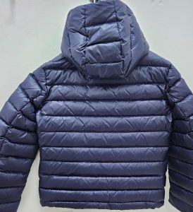 BLAUER – Giubbino Teen in nylon con cappuccio e imbottitura in ovatta Blue