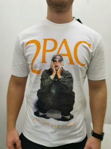 ONLY&SONS – T-Shirt Uomo 2PAC Bianca