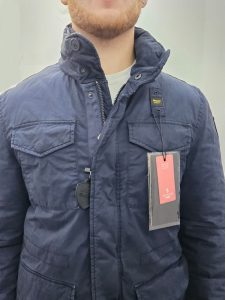 BLAUER – Twill Cotton Field Jacket Uomo Damon Blue