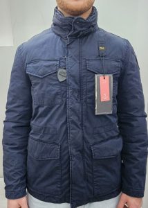 BLAUER – Twill Cotton Field Jacket Uomo Damon Blue