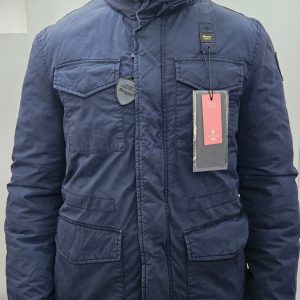 BLAUER – Twill Cotton Field Jacket Uomo Damon Blue