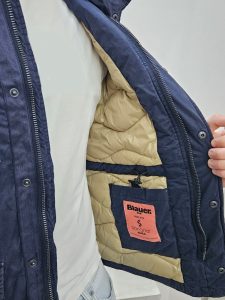 BLAUER – Twill Cotton Field Jacket Uomo Damon Blue