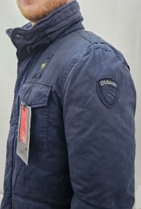 BLAUER – Twill Cotton Field Jacket Uomo Damon Blue