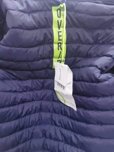 OVER/D – Piumino Uomo con Cappuccio Blu