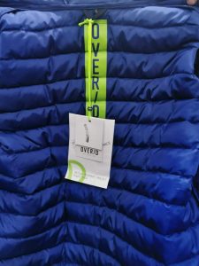 OVER/D – Piumino Uomo con Cappuccio Royal