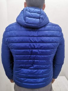 OVER/D – Piumino Uomo con Cappuccio Royal