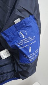 OVER/D – Piumino Uomo Collo Pistagna Royal