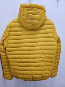 OVER/D – Piumino Uomo con Cappuccio Arancio/Royal