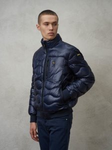 BLAUER – Piumino Ondina Uomo con Taschino Daniel Blu
