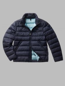 BLAUER – Piumino Uomo Imbottito Piuma Austin Blu