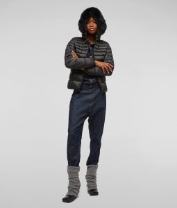 REFRIGIWEAR – Mead Fur Jacket Donna Nero
