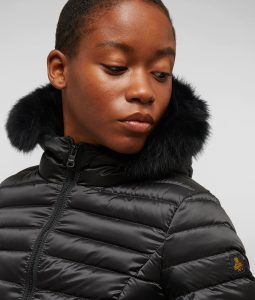 REFRIGIWEAR – Mead Fur Jacket Donna Nero
