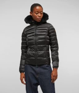 REFRIGIWEAR – Mead Fur Jacket Donna Nero