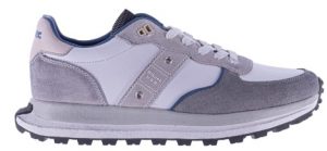BLAUER – Scarpe Uomo Running Nash Bianco/Grigio