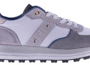 BLAUER – Scarpe Uomo Running Nash Bianco/Grigio