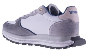 BLAUER – Scarpe Uomo Running Nash Bianco/Grigio