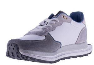 BLAUER – Scarpe Uomo Running Nash Bianco/Grigio