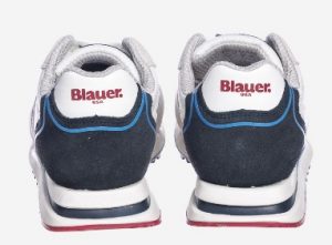 BLAUER – Scarpe Uomo Quartz Bianco/Rosso/Navy