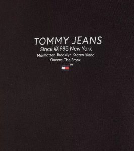 TOMMY HILFIGER – Felpa Uomo con Cappuccio Nero