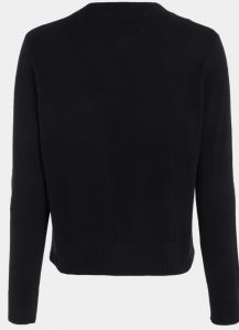 TOMMY HILFIGER – Maglione Essential Girocollo Donna Nero
