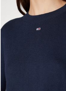 TOMMY HILFIGER – Maglione Essential Girocollo Donna Dark Night Navy