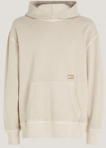 TOMMY HILFIGER – Felpa Uomo Essential Relaxed Fit con Distintivo Newsprint