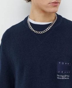 TOMMY HILFIGER – Maglione Uomo Blu Navy