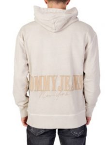 TOMMY HILFIGER – Felpa Uomo Essential Relaxed Fit con Distintivo Newsprint