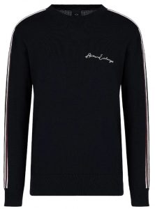 ARMANI EXCHANGE – Pullover Uomo Girocollo Casual Navy Scuro