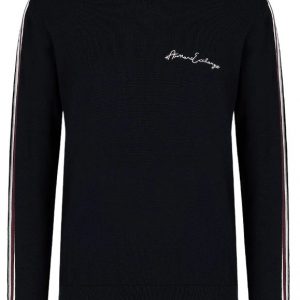 ARMANI EXCHANGE – Pullover Uomo Girocollo Casual Navy Scuro