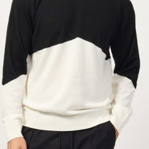 ARMANI EXCHANGE – Pullover Uomo Nero/Bianco