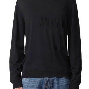 ARMANI EXCHANGE – Maglione Uomo in Misto Viscosa Nero