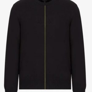 ARMANI EXCHANGE – Maglione Uomo in Maglia con Riga a Contrasto