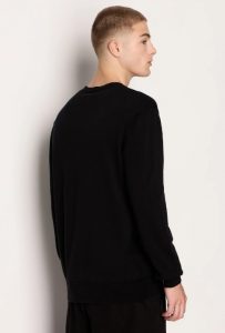 ARMANI EXCHANGE – Pullover Uomo Armani Sustainability Values Navy