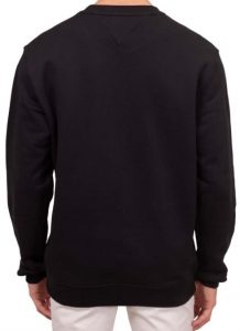 TOMMY HILFIGER – Felpa Uomo Reg Badge Equipaggio Nero