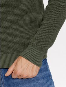 CALVIN KLEIN JEANS – Maglione Girocollo Uomo Verde Scuro
