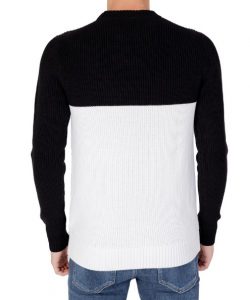 CALVIN KLEIN JEANS – Maglione Uomo Bianco/Nero