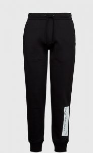 CALVIN KLEIN JEANS – Pantaloni Tuta Uomo in Felpa di Cotone Nero