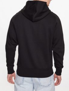 CALVIN KLEIN JEANS – Felpa Uomo con Cappuccio Stacked Archival Hoodie Nero