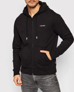 CALVIN KLEIN – Felpa Uomo Full Zip Nero