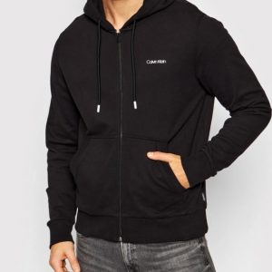 CALVIN KLEIN – Felpa Uomo Full Zip Nero