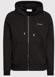 CALVIN KLEIN – Felpa Uomo Full Zip Nero