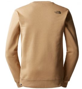 THE NORTH FACE – Felpa Standard Crew da Uomo Beige