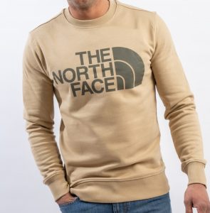 THE NORTH FACE – Felpa Standard Crew da Uomo Beige