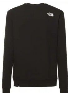 THE NORTH FACE – Felpa Standard Crew da Uomo Nero